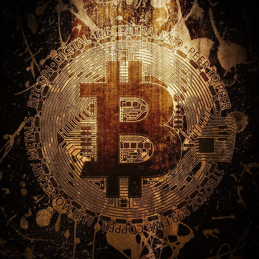 Crypto Art Bitcoin 08 - Cameron Gray Canvas Print