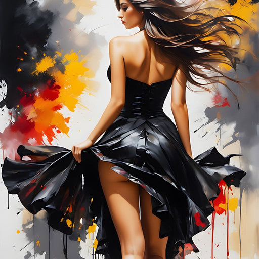 The Elegance of Women - Johanjjf Canvas Print