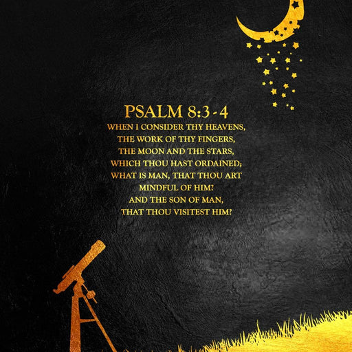 Psalm 8:1-4 - ABConcepts Canvas Print