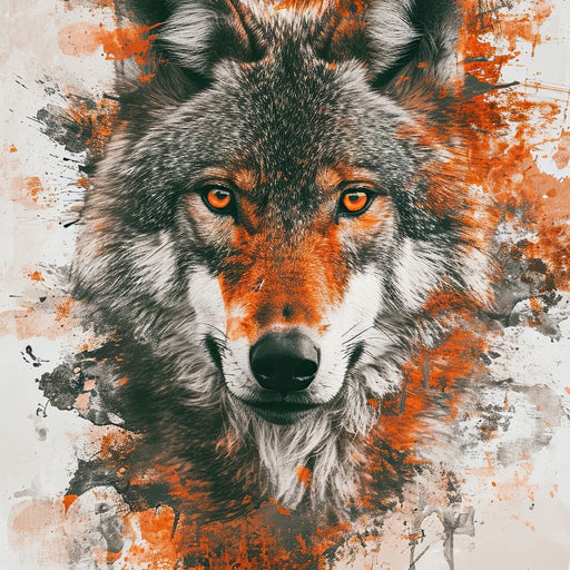 Wolf Gaze Canvas Print