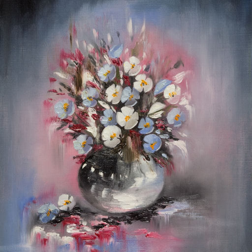 Beautiful Flowers Vase Canvas Print