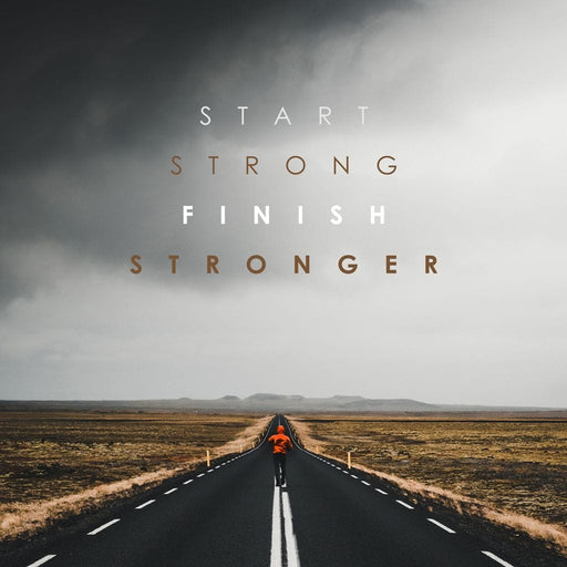 Start Strong Finish Stronger - ABConcepts Canvas Print