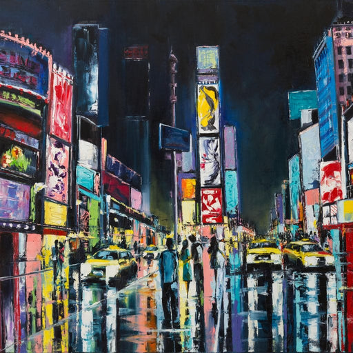 Busy Avenue Canvas Print