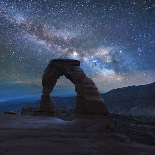 Arch Under the Milky Way Canvas Print