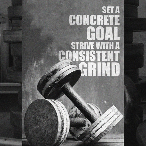 Concrete Goal Consistent Grind - ABConcepts Canvas Print