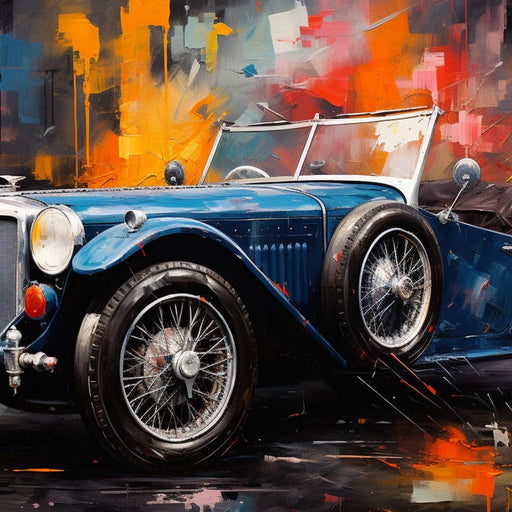 Classic Roadster - RiderArt Canvas Print