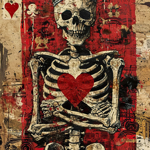 Romantic Skeleton 2 - Raven Blackwood Canvas Print