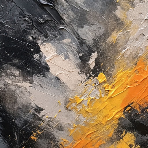 Abstract Onyx Radiance Canvas Print