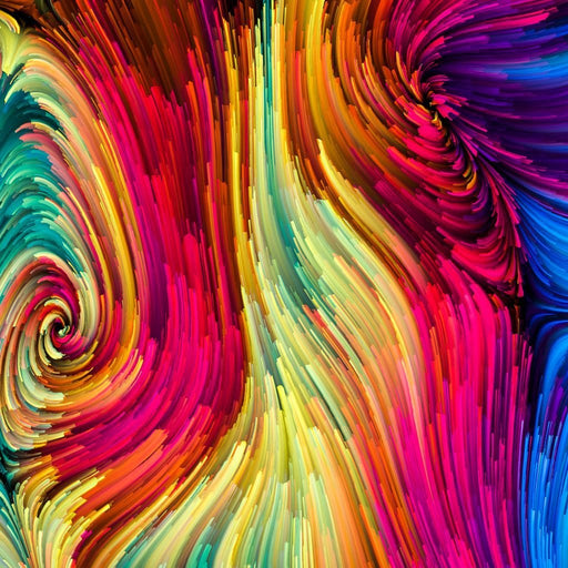 Color Metaphor - Canvas Print - stunning wall decor of an abstract and colorful watercolor painting - canvas art of vibrant colors perfect for any living space | NicheCanvas