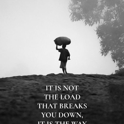 Carry The Load Wisely - ABConcepts Canvas Print