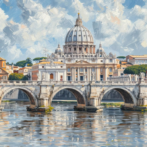 Eternal Reflections of Rome Canvas Print