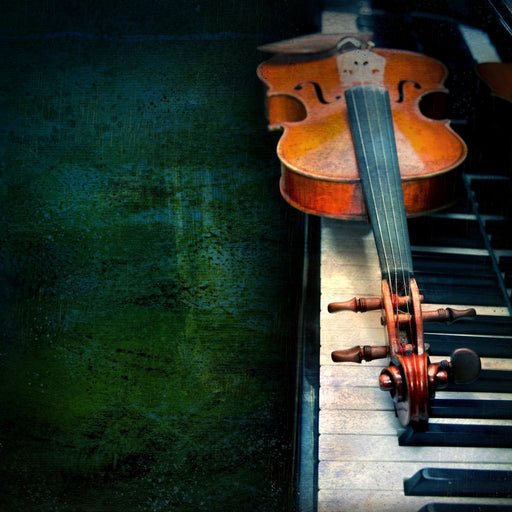 Piano & Violin Canvas Print