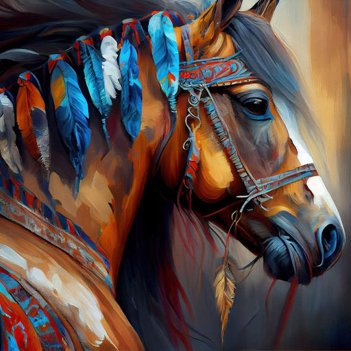 Cherokee Horse - Alicia Smith Canvas Print