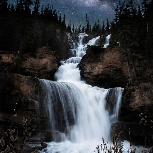 Milky Way Waterfall - Lucas Moore Canvas Print