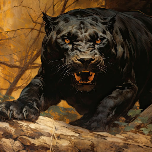 Forest Panther Canvas Print