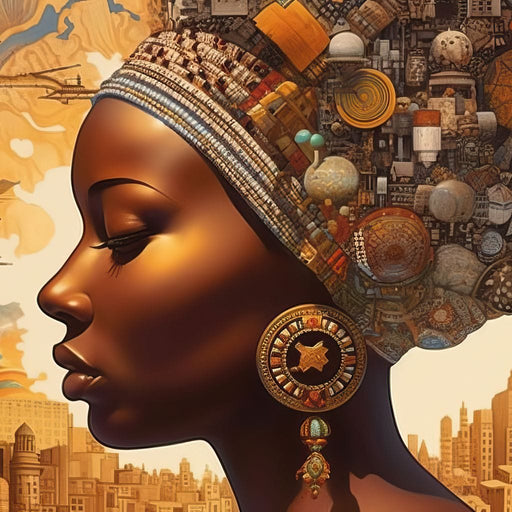 African Portrait Izula - Sakeem Gibbs Canvas Print