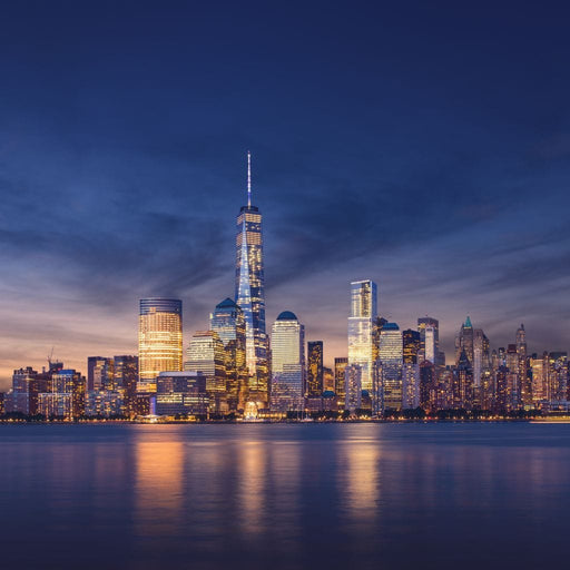 New York City Beauty - Canvas Print - stunning wall art featuring the beautiful skyline view - this makes the perfect decor for your modern theme home | NicheCanvas