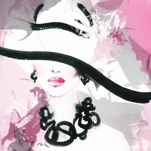 Fashionista Portrait Canvas Print