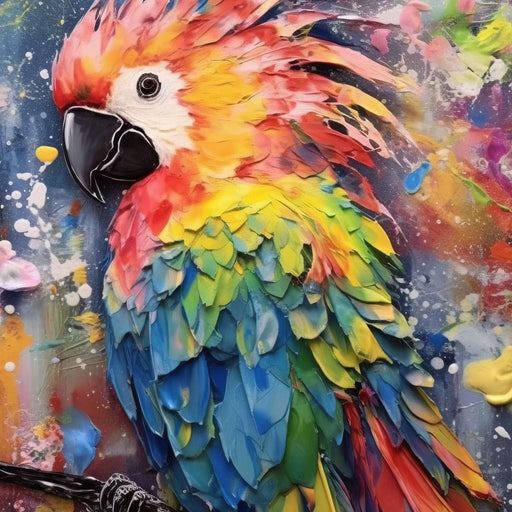 Colorful Cockatoo Canvas Print