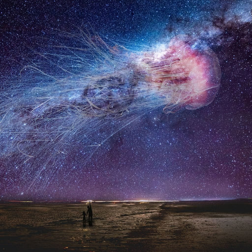 Cosmic Jellyfish Galaxy - KitConcepts Canvas Print