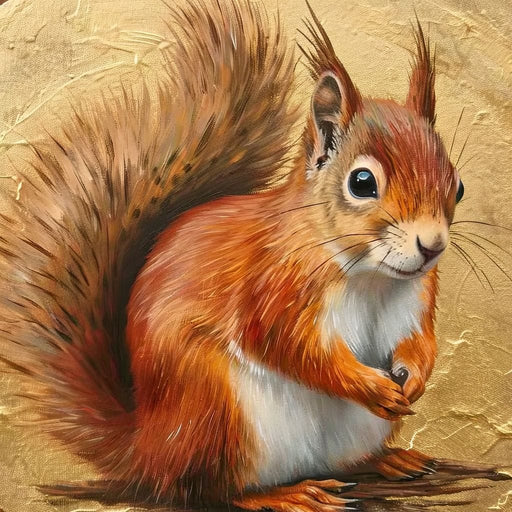 Squirrel Forest Charmer Canvas Print