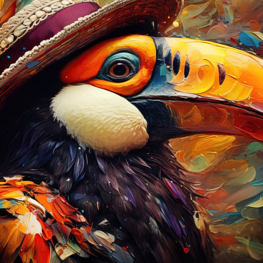 Tucan Tourist Canvas Print