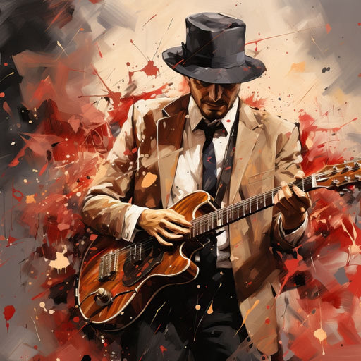 Guitarist Serenade Canvas Print