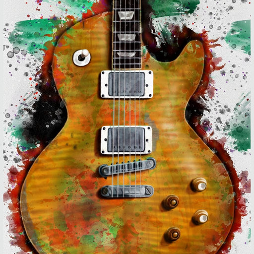 Gary Moore's & Peter Green's Guitar - Abraham Szomor Canvas Print