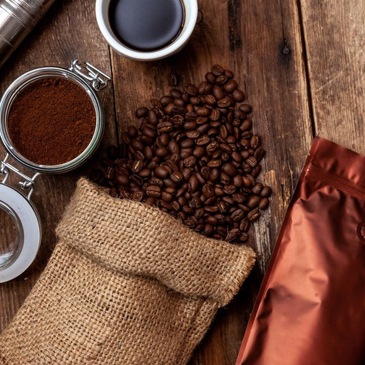 Fresh Coffee Bag Canvas Print