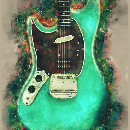 Kurt Cobain's Guitar - Abraham Szomor Canvas Print