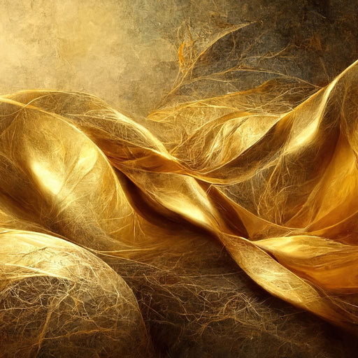 Abstract Golden Swirl Canvas Print