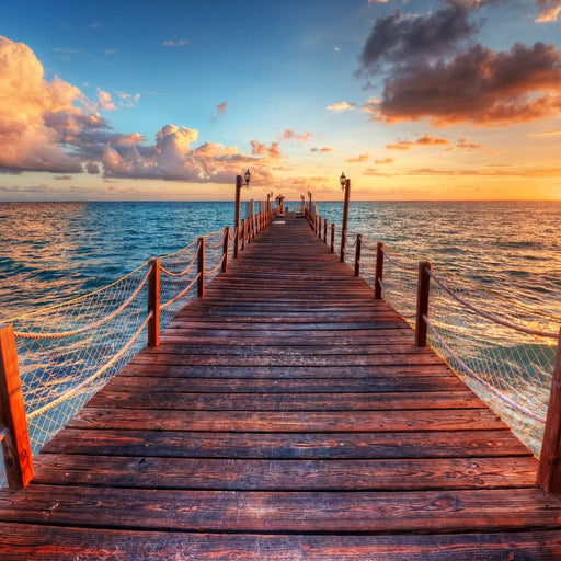 West Coast Sunset framed art décor