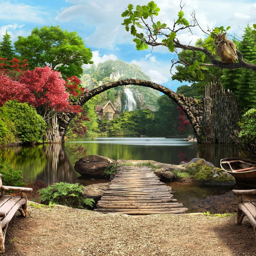 Stone Bridge Canvas Print