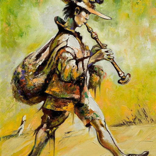 Wandering Troubadour Canvas Print