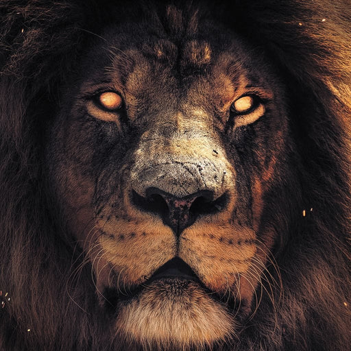 Scary Lion - Zenzdesign Canvas Print