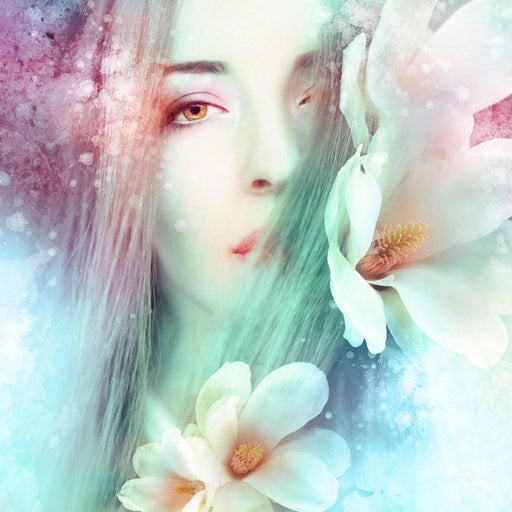 Spring Lady Canvas Print