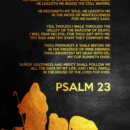 Psalm 23 - ABConcepts Canvas Print