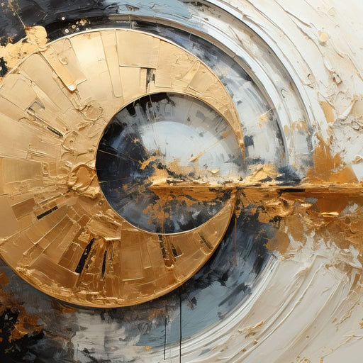 Golden Vortex of Dreams - Tanni Cylon Canvas Print