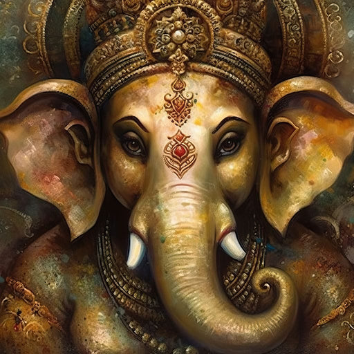 Ganesha's Intelligence Canvas Print