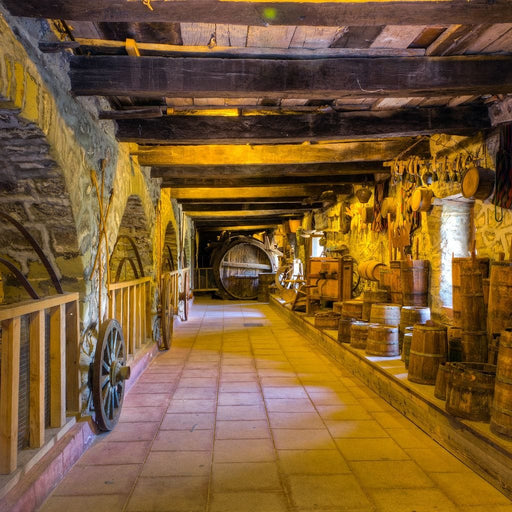Inside the Old Barn Canvas Print