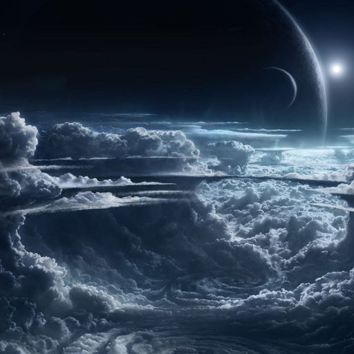 Space View - Canvas Print - this 5 panel wall art is made of high quality canvas and ink - a genuine work of art perfect to hang in any living space | NicheCanvas