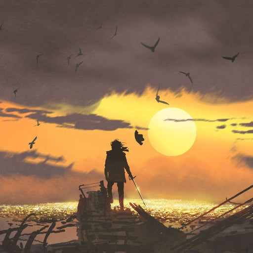 Ruins of Agony Canvas Print