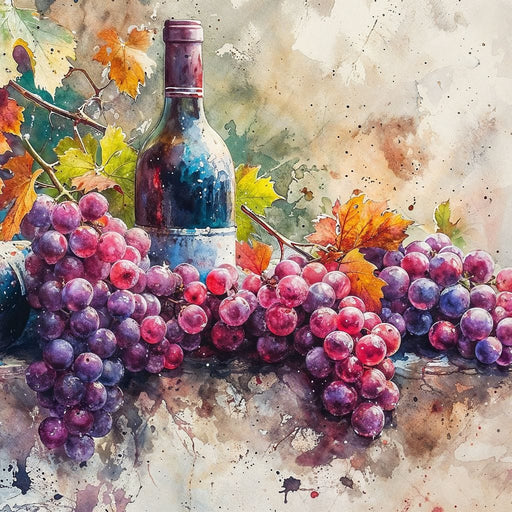 Wine and Vines Vista Canvas Print