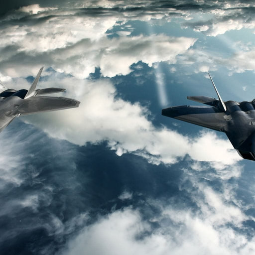 F-22 Raptors Canvas Print
