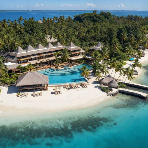 Tropical Serenity Shores Canvas Print