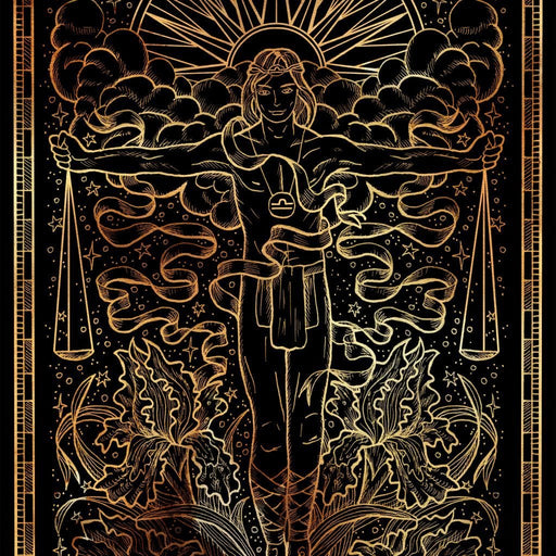 Zodiac sign Libra Canvas Print