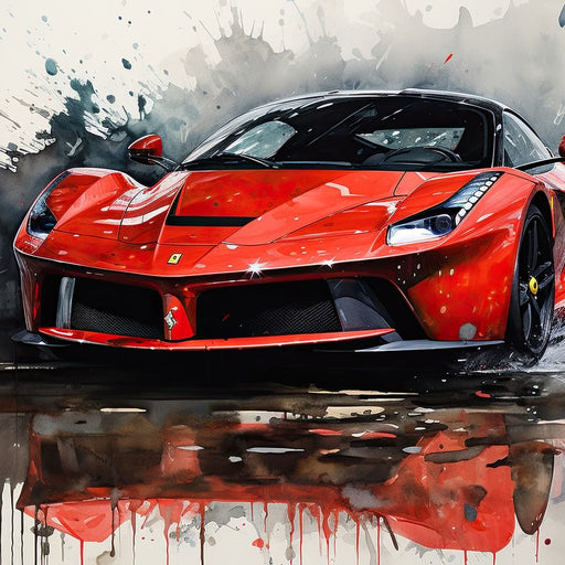 Car Collection 21 - Rider Art Canvas Print