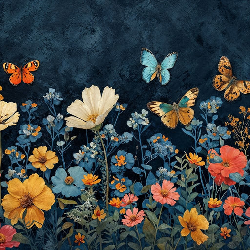 Midnight Blossom Ballet Canvas Print