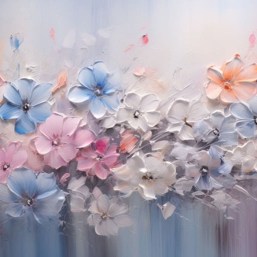 Serene Petals in Pastoral Scenes Canvas Print