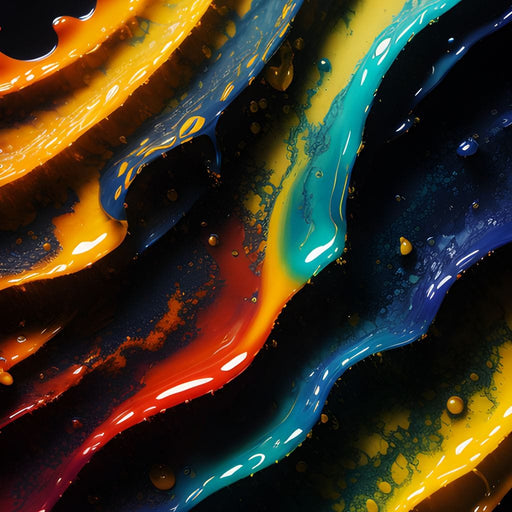 Colorful Contemporary Art 0080 - Johanjjf Canvas Print